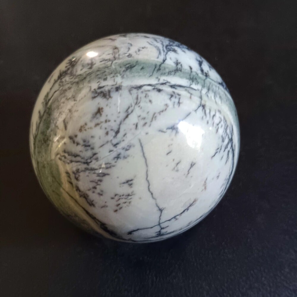 Dendritic Agate Sphere